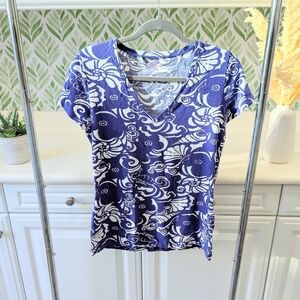 Lilly Pulitzer Michelle Tide Pools Tee M